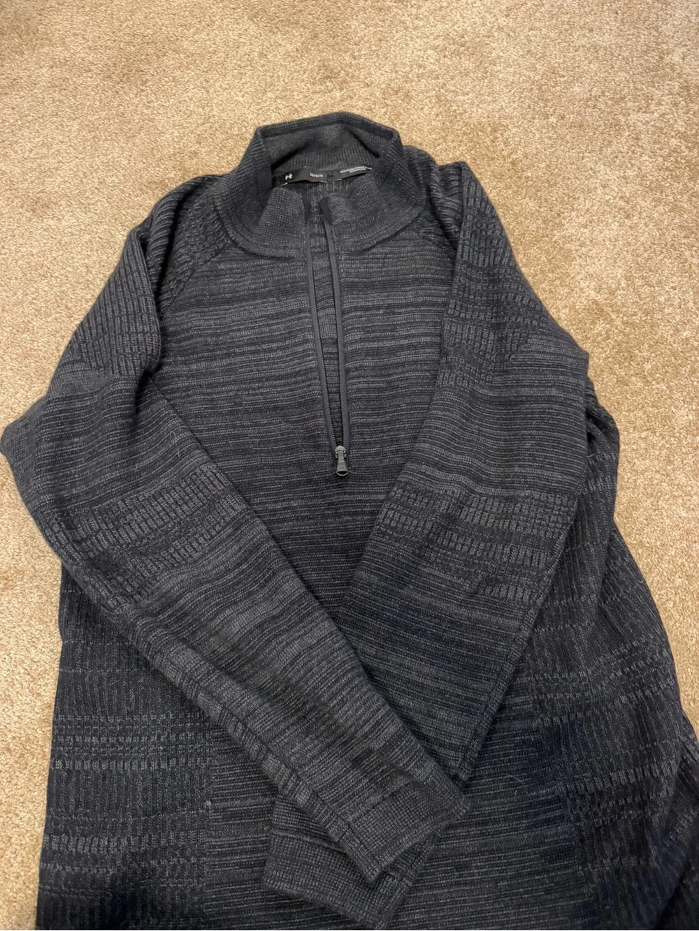 Under Armour‎ Men’s Dark Charcoal Half-Zip Sweater